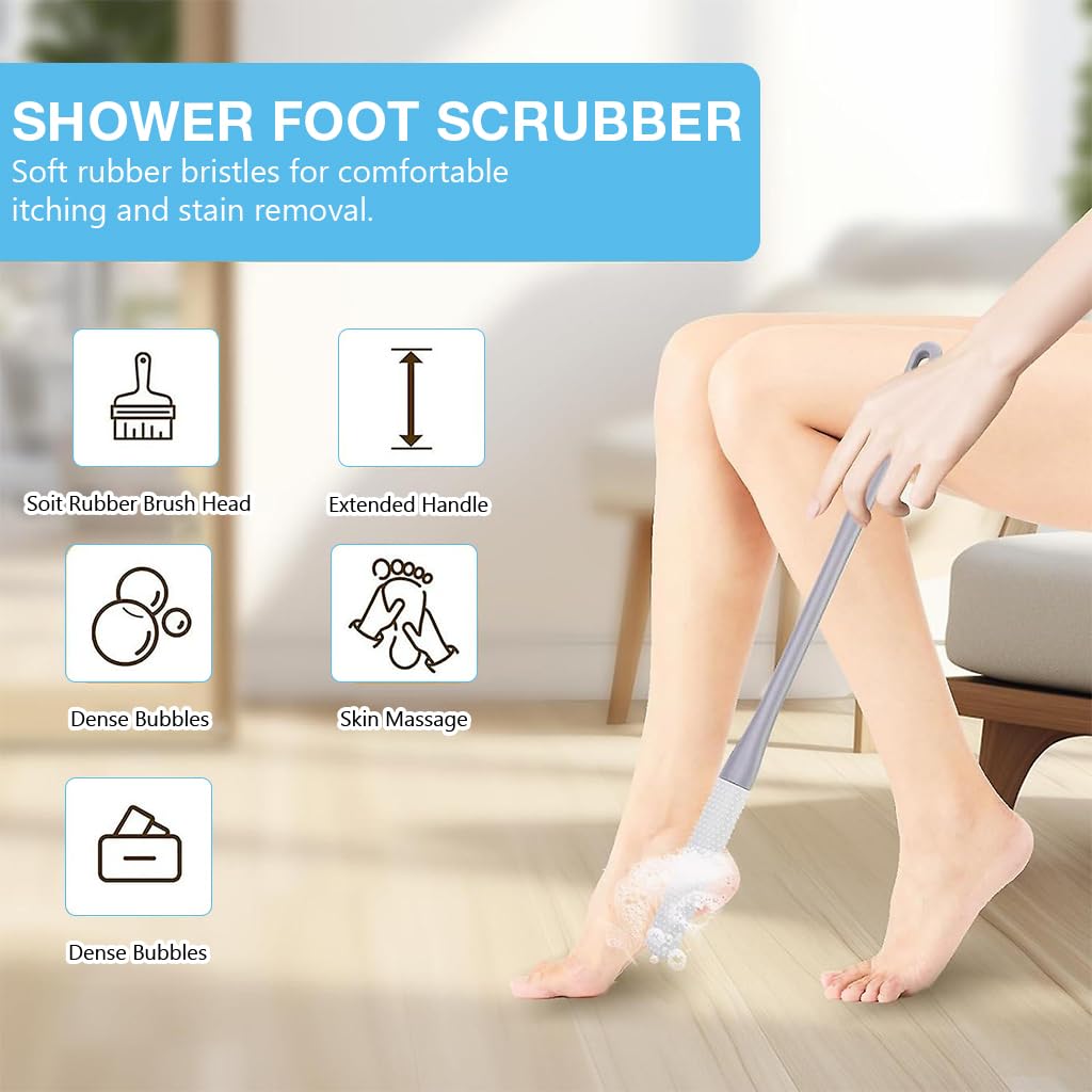 HASTHIP Toe Cleaning Brush, 15.7
