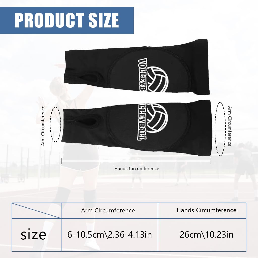 Proberos Forearm Sleeve Volleyball Gear Compression Arm Sleeve Moisture-wicking Arm Sleeves Wrist Support Arm Wrap Sleeve for Volleyball Training, Basketball Match