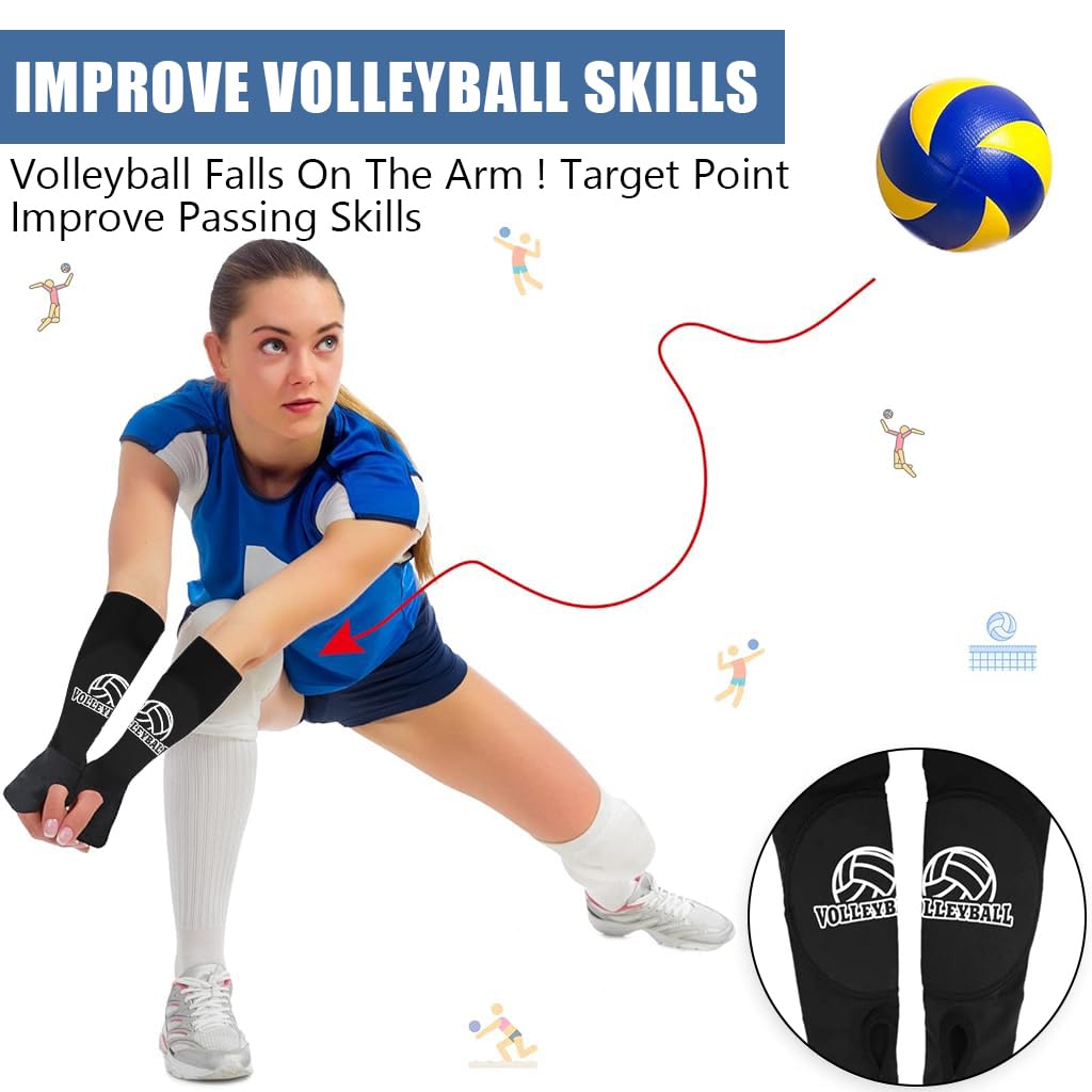 Proberos Forearm Sleeve Volleyball Gear Compression Arm Sleeve Moisture-wicking Arm Sleeves Wrist Support Arm Wrap Sleeve for Volleyball Training, Basketball Match