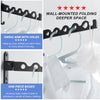HASTHIP Wall Mounted Cloth Hanger with Folding Arm, Foldable 90°, Metal Aluminum Hangers for Clothes, Space Savers Folding Clothes Rack Hanger, Drying Rack for Bedroom, Bathroom, Balcony (Black) HASTHIP Wall Mounted Cloth Hanger with Folding Arm, Foldable 90°, Metal Aluminum Hangers for Clothes, Space Savers Folding Clothes Rack Hanger, Drying Rack for Bedroom, Bathroom, Balcony (Black)