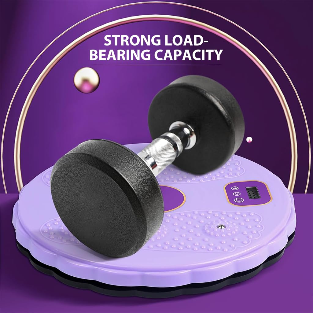 Proberos Tummy Waister Exercise Machine for Women Men with LCD Counter & Foot Massager, 10.8in Tummy Waist Twister Magnetic Disk Hot Sweating Body Shapers, Stomach Exercise Equipment for Home Workout