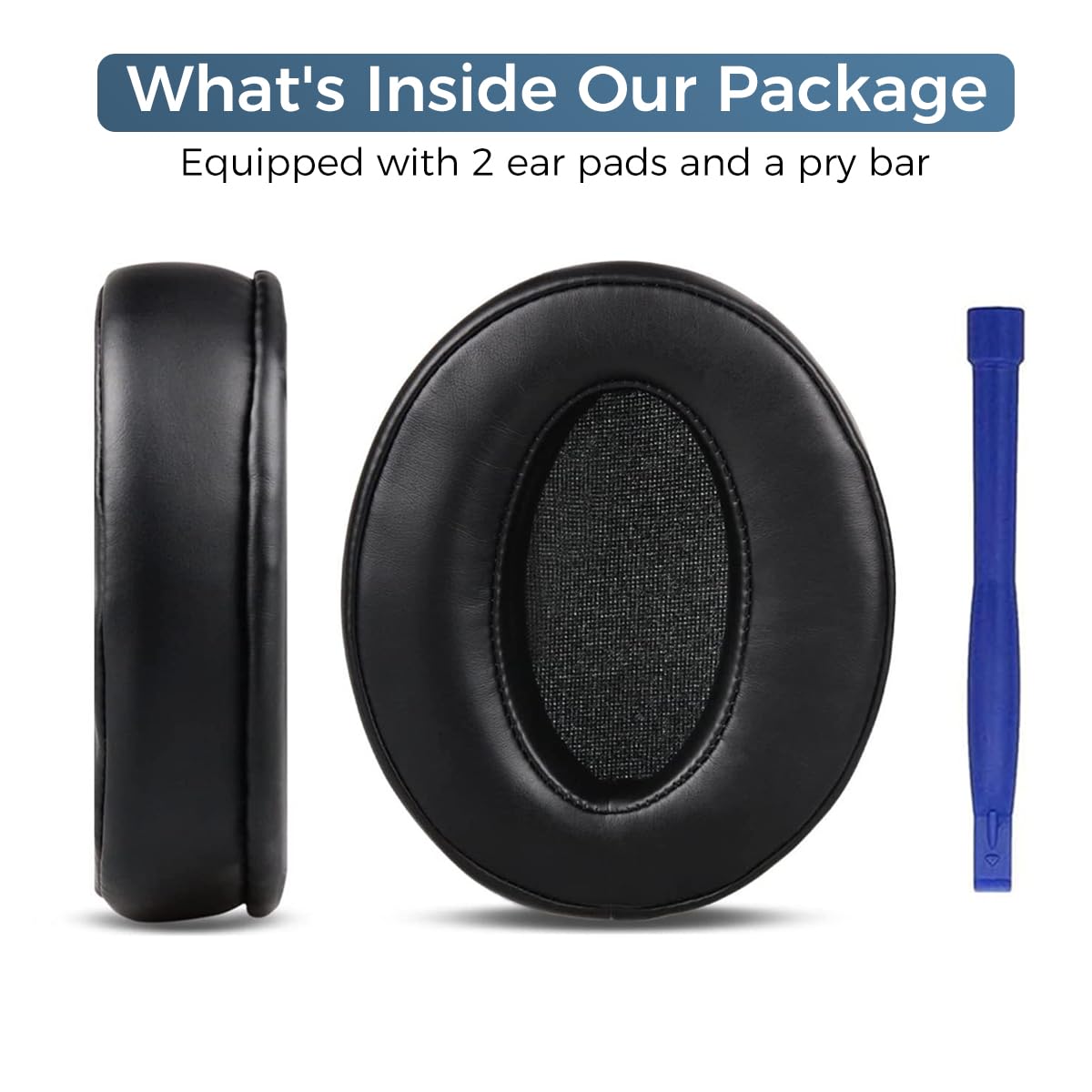 ZORBES Replacement Earpads for Sennheiser HD450BT, HD4.50BTNC, HD4.40BT Bluetooth Headphones Noise Reduction PU Soft Earpads Replacement, One Pair