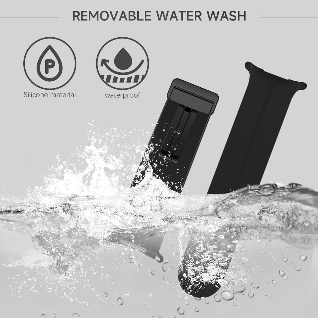 ZORBES Smart Watch Wrist Band for Samsung Galaxy Watch Ultra 47mm (2024) Adjustable Magnetic Closure Buckle Design Waterproof Silicone Watch Wrist Band for Galaxy Watch Ultra 47mm
