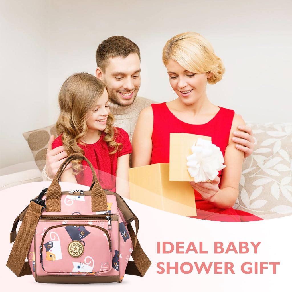 SNOWIE SOFT Diaper Bags For Mom For Travel, Multifunctional Large Capacity Baby Bags For Mothers Carry Double Shoulder Sling Bag For Women Multi-Purpose Tote Bags For Women