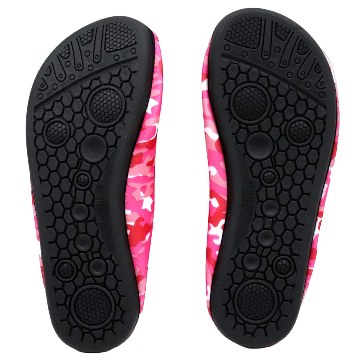 PALAY Water Shoes for Men Women, Quick Dry Barefoot Aqua Yoga Socks, Outdoor Thicken Anti-Slip TPR Rubber Sole Breathable Aqua Socks for Surfing Yoga Indoor Fitness(UK3-3.5)
