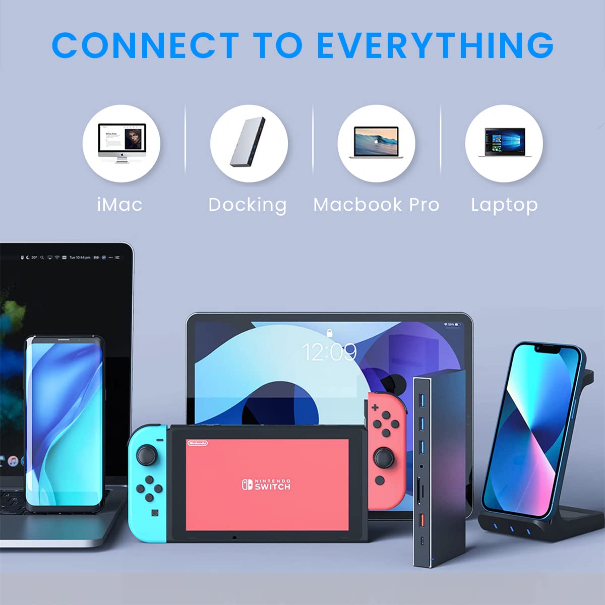 ZORBES Type?C To?Type?C?Cable, 5A 100W Thunderbolt 4 Cable Support 40Gbps Data Transfer, 8K Display, 10Ft C To C?Type?Cable?Fast?Charging With L Shape Design for MacBook Pro/Air iPad Pro USB C Device
