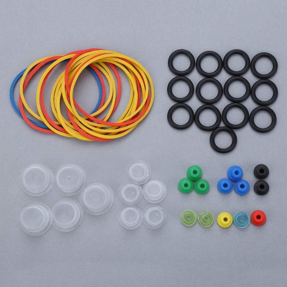 MAYCREATE Tattoo Kits 8 Wrap Coils Guns Machine Power Supply Disposable Needle (Black, UK Plug)