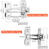 HASTHIP 2 Pcs Cupboard Lock Stainless Steel 90° Door Buckle Bolt Barn Door Lock Right Angle Latches Bar Latch Safety Door Lock for Door, Fence, Cabinet, Chicken Coop, 2.4 inch HASTHIP 2 Pcs Cupboard Lock Stainless Steel 90° Door Buckle Bolt Barn Door Lock Right Angle Latches Bar Latch Safety Door Lock for Door, Fence, Cabinet, Chicken Coop, 2.4 inch