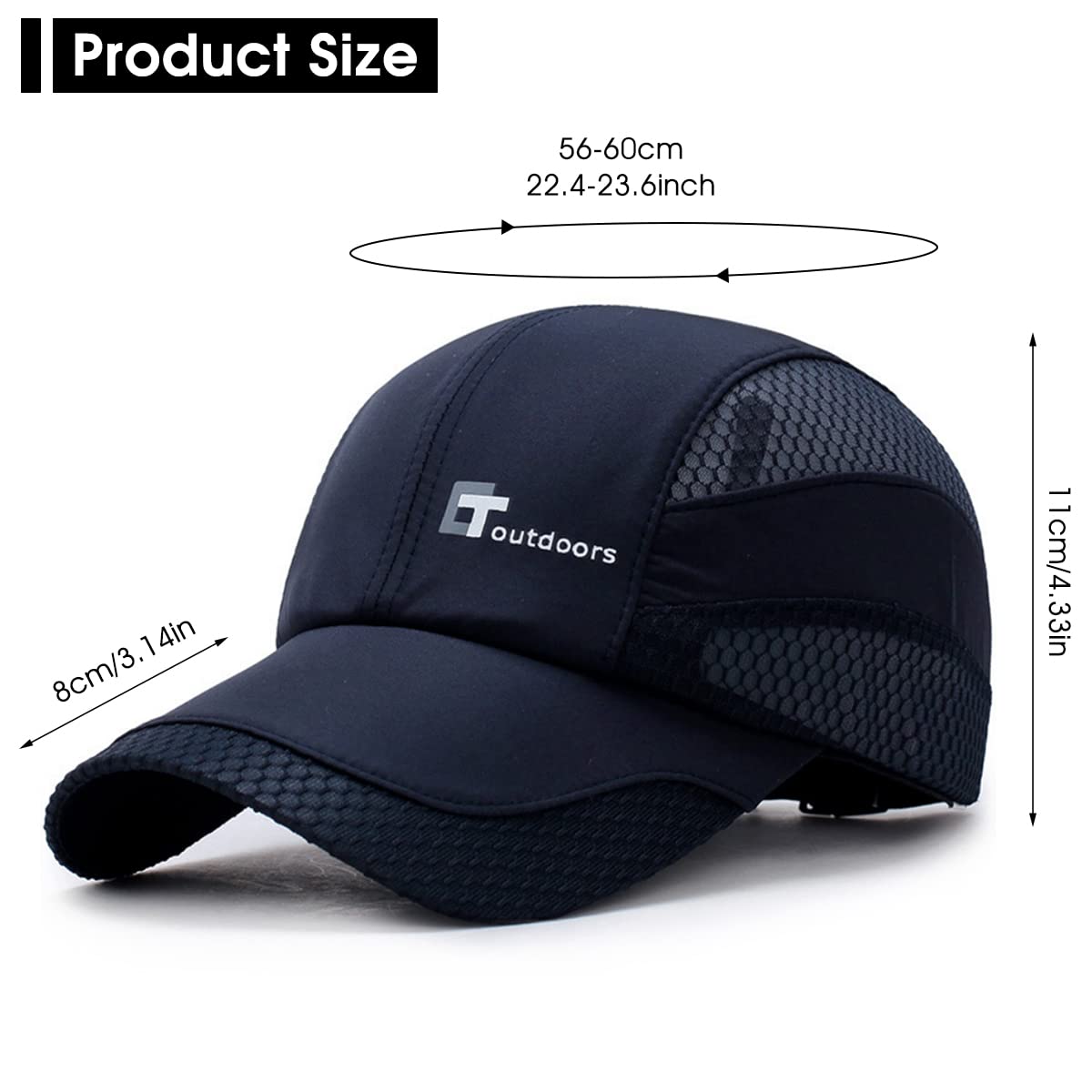 GUSTAVE Unisex Dry Fit Cap (AZEM2-1FKOZOJ_Multicolor_Free Size)
