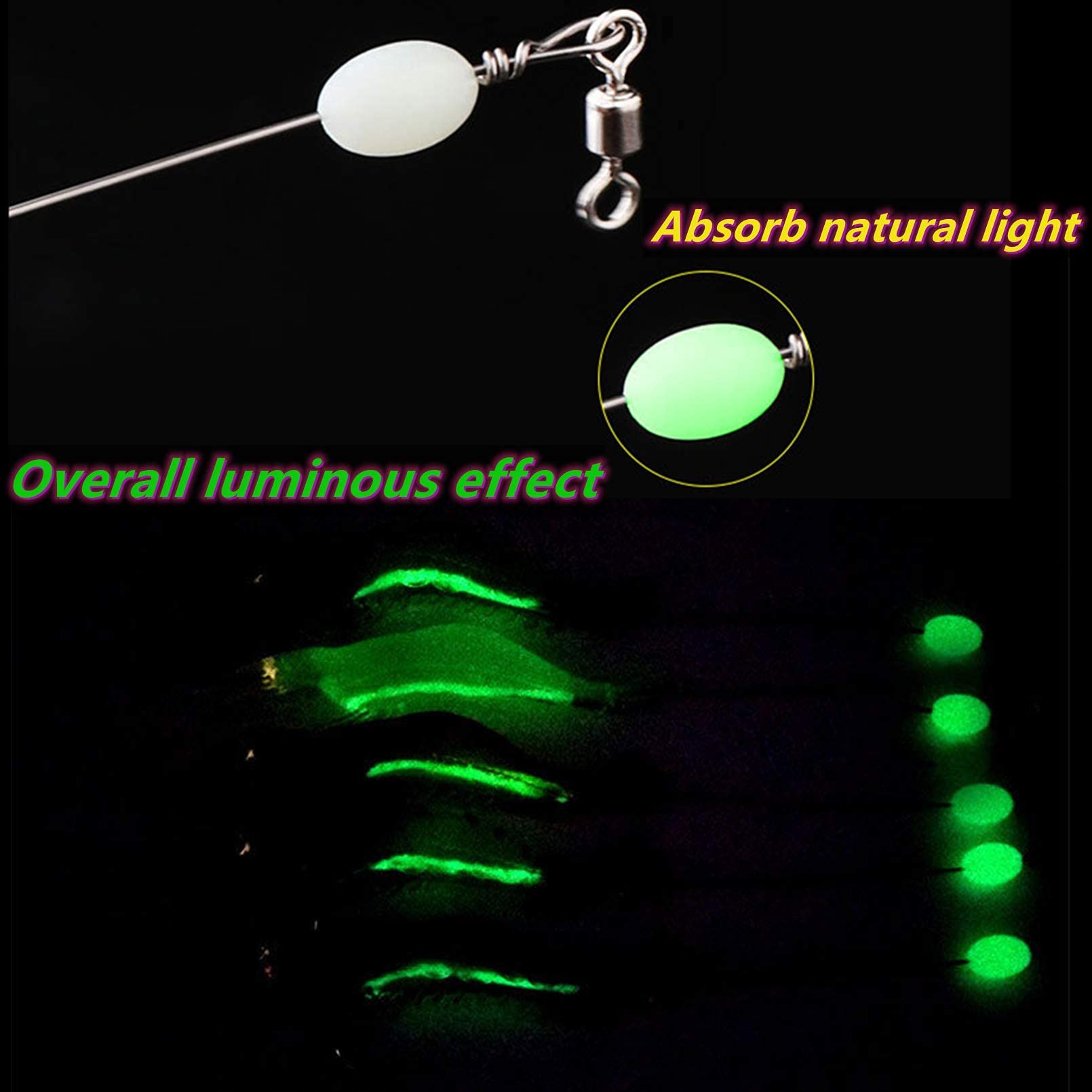 Proberos 7 PCS Simulated Fishing Lures Soft Bait Swimbaits Slow Sinking Swimming Lures Freshwater and Saltwater,Stable and Tempting (Set 1)