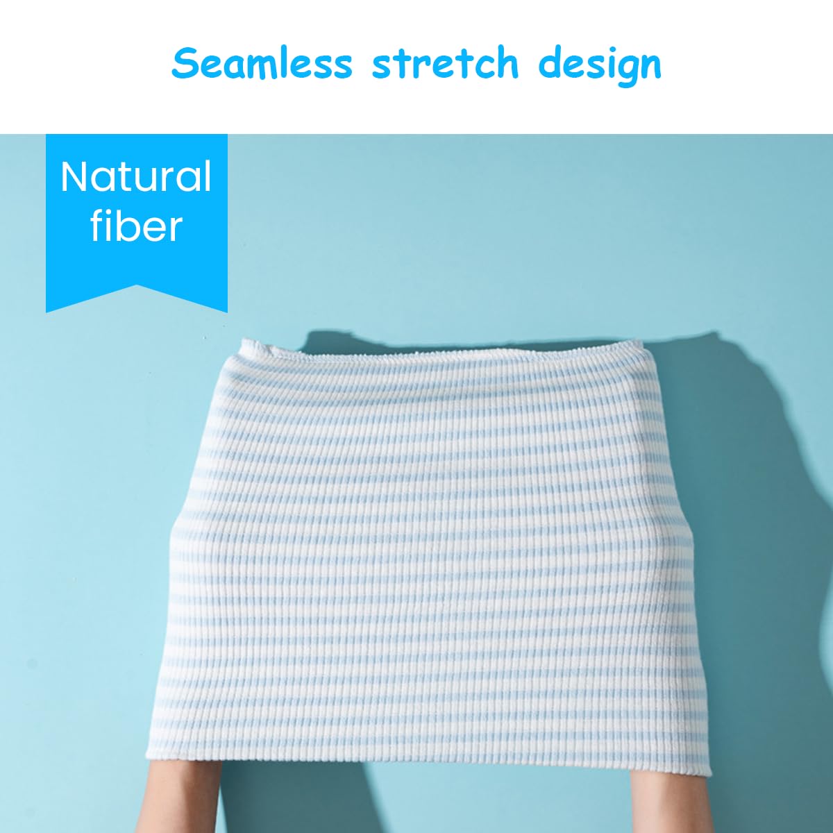 SNOWIE SOFT 3Pcs Cotton Baby Belly Band Baby Belly Button Wrap, Newborn Belly Button Band Umbilical Hernia Belt Adjustable Belly Band Cotton Infant Tummy Band for Infant 0-12 Months, Color Stripe