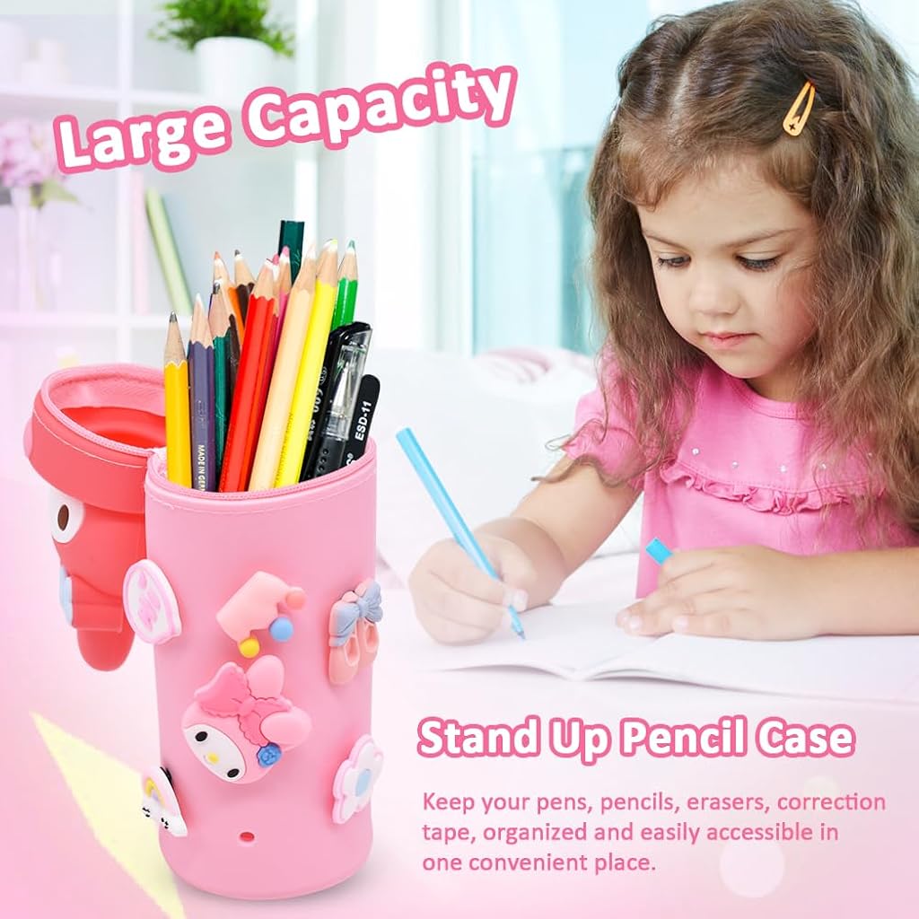 PATPAT Kawaii Pencil Pouch Pen Holder for Girls