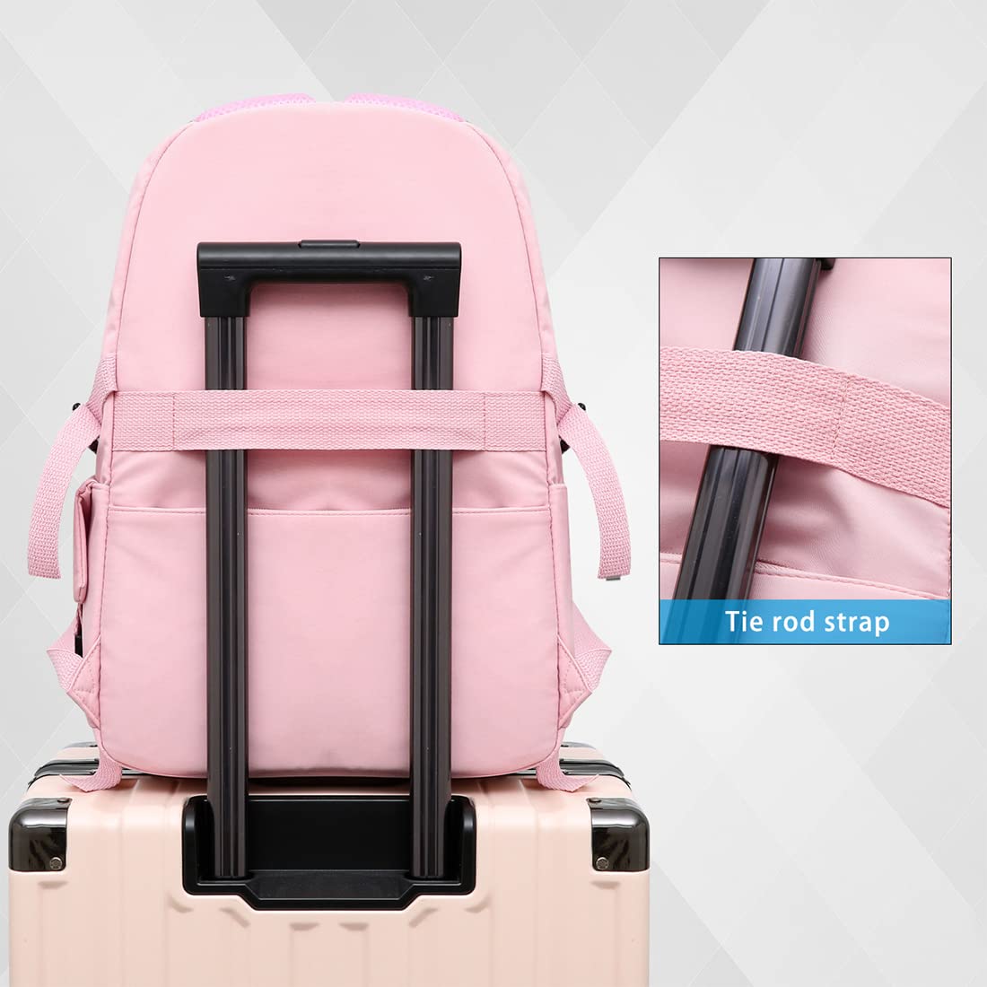 PALAY Blackpink Backpack for Girls School Bags Blackpink Kpop Theme Prints with USB Charging and Headset Port Backpack for Student College School Bag for Boys