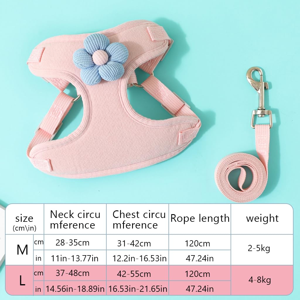 Qpets ute Cat Harness for Small Cat Puppy, L