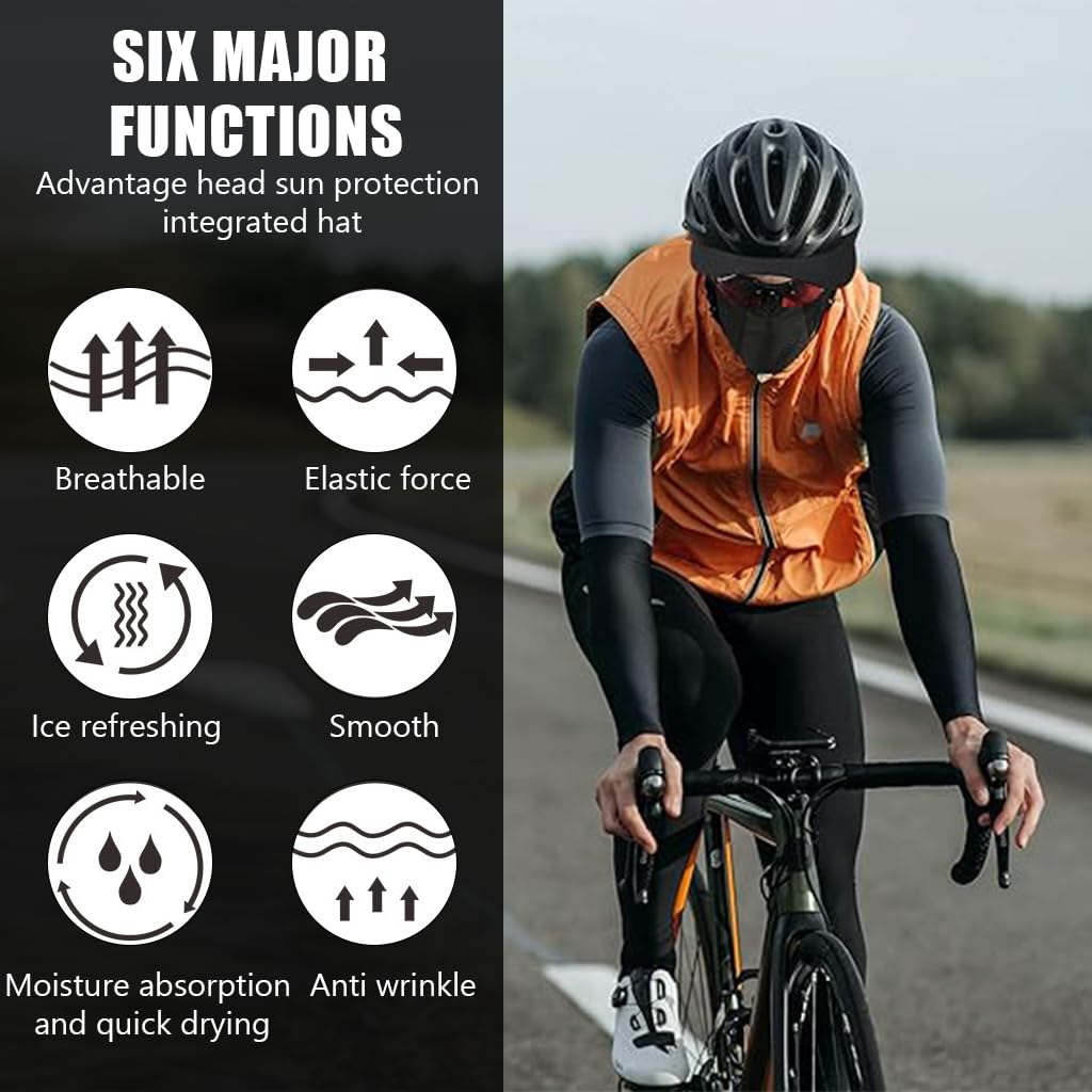 Optifit Balaclava for Men Women, Breathable Skull Print Bandana for Dust Protection & UV Portection Multipurpose All Cover Hat Quick Quick Dry Headband for Riding Cycling Skiing Outdoor Activities