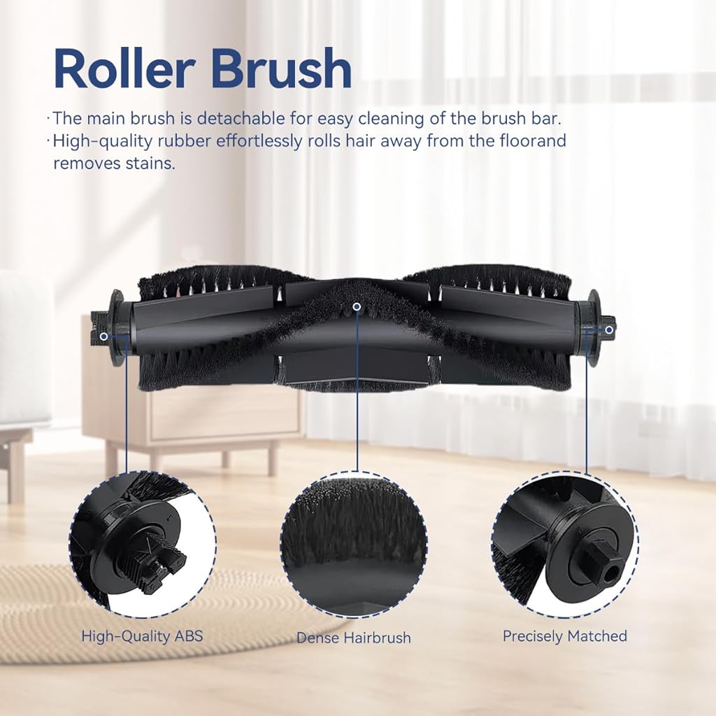 HASTHIP® 33PCS Replenishment Kit Replacement Parts for ILIFE T10S Robot Vacuum Cleaner Accessories Main Brush Side Brushes Mop Cloth Filters Dust Collection Bags