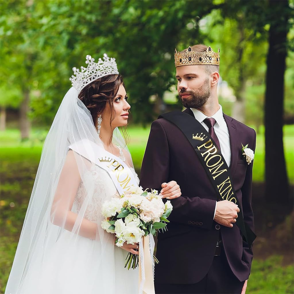 GUSTAVE Sliver Crystal Queen Crowns and Tiaras for Girls Hair Accessories for Prom,Bridal Party & Christmas