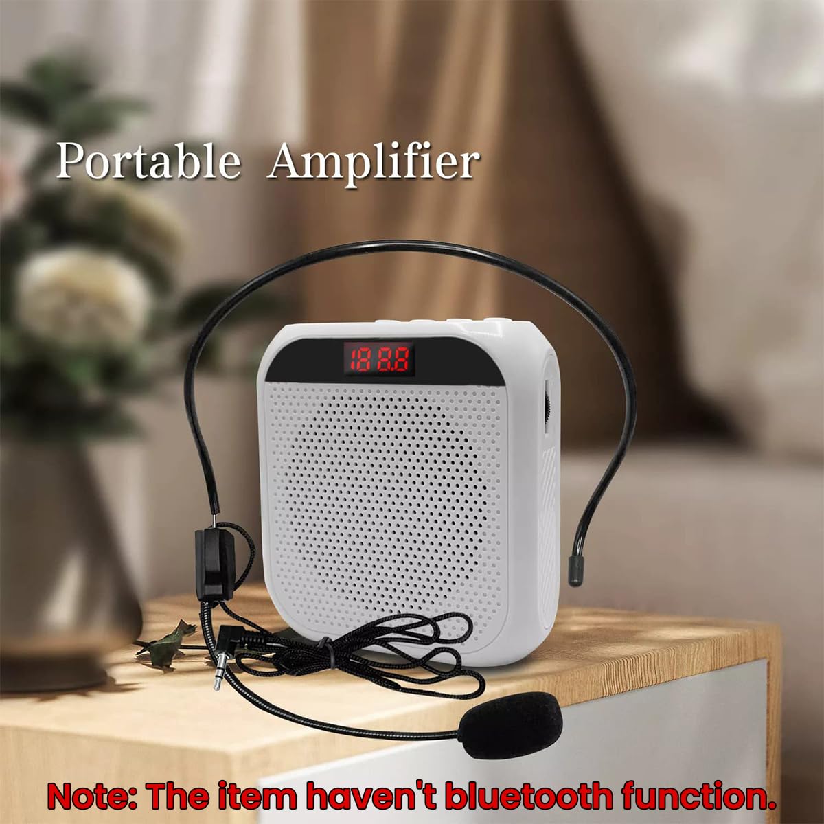 ZORBES Voice Amplifier for Teachers - Microphone Headset Set 2200 mAh, with Headset Microphone Support TF Card/U Flash Disk, Portable Voice Amplifier for Teachers, tour guide, coach, speaker