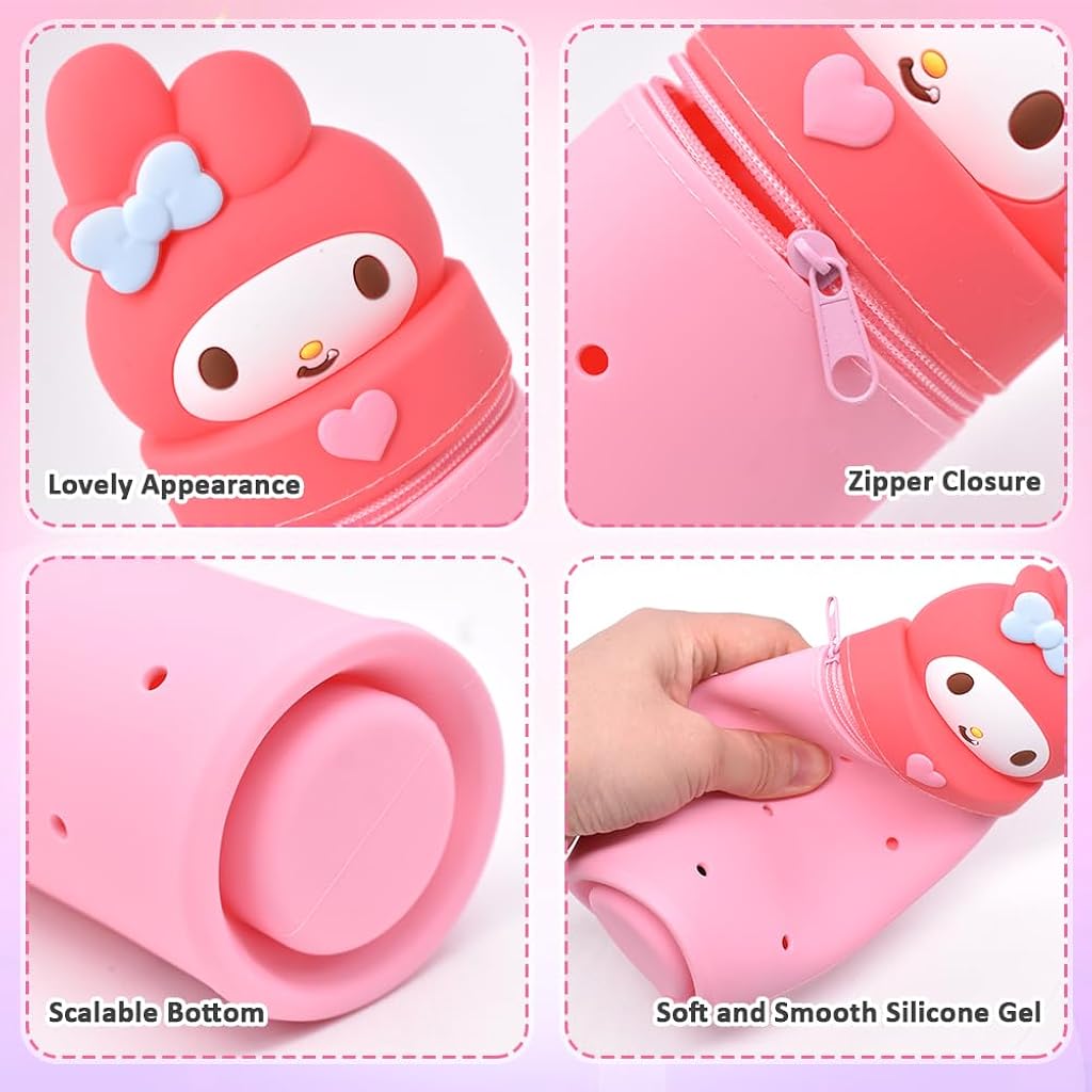 PATPAT Kawaii Pencil Pouch Pen Holder for Girls