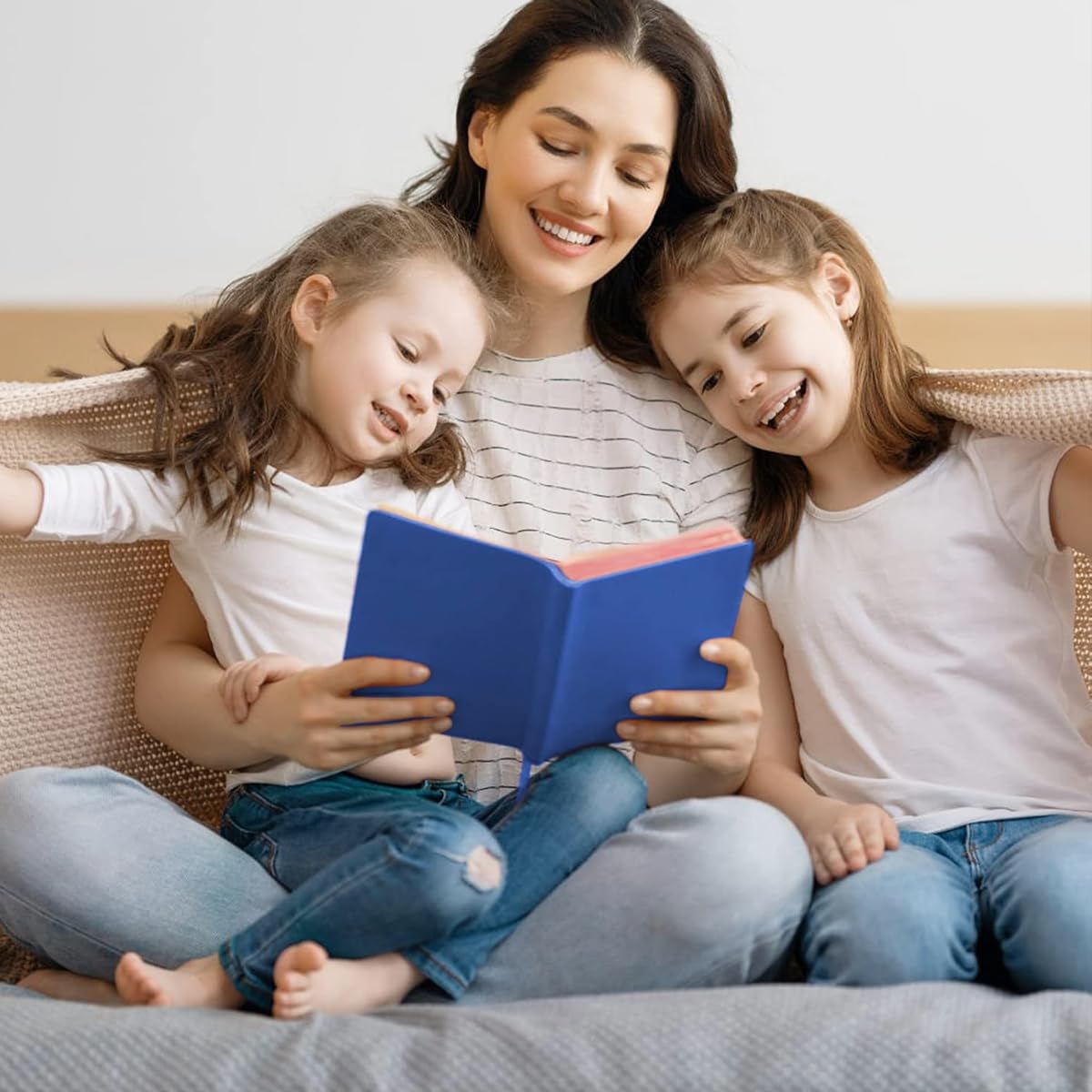 Climberty 7Pcs Vibrant Colorful Stretchable Book Covers, Universal Fit for Textbooks, Notebooks & Scrapbooks, 9x14.5 Inch for Most Hardcover Books, Up to 9 Inch x 11 Inch