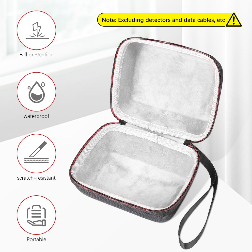 ZORBES® Carry Case for OMRON Evolv Monitor EVA Hard Shell Case Storage Bag with Hand Strap Travel Portable Carry Case for OMRON Evolv Bluetooth Wireless Blood Pressure Monitor, Only Case