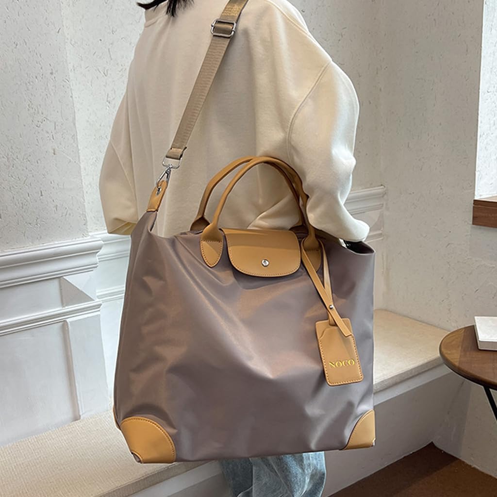PALAY Women Duffel Bag Waterproof Travel Bag Oxford Clothes Handbag with Shoulder Strap Fashion Women Duffel Bag Tote Bag Fitness Bag, 41x16x33cm