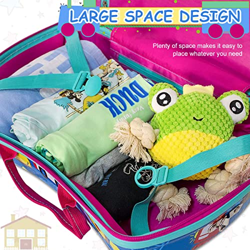 PALAY Travel Suitcase for Kids 2-5 Years Old Ride-on Suitacase for Toddler Cute Luggage Suitcase for Kids Carry on Luggage with Wheels for Kids Lightweight Kids Travel Suitcase for Family Travel