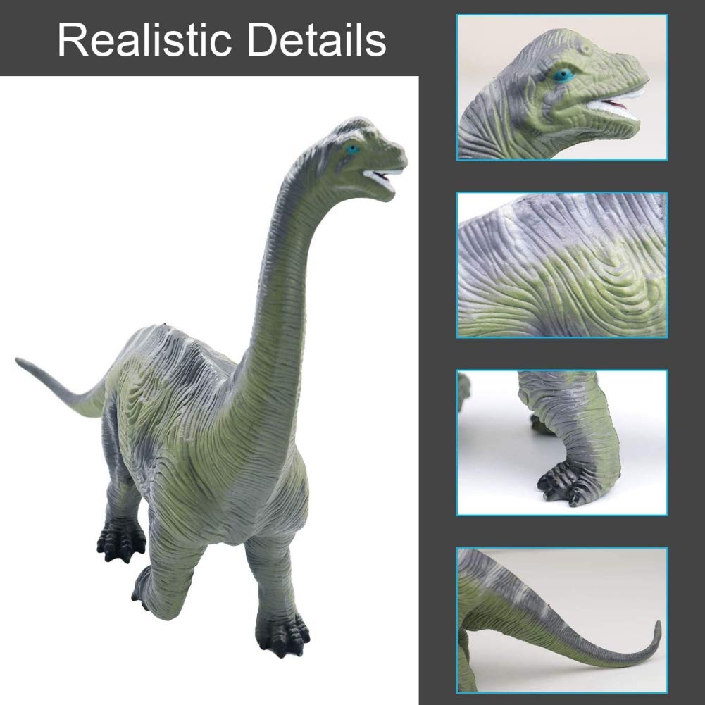 PATPAT Dinosaur Toys for Kids Big Size ,Dinosaur Action Figures Realistic Dinosaur Toys Gifts for Kids Boys Girls(26 X 20 X 7 cm,Green Brachiosaurus)