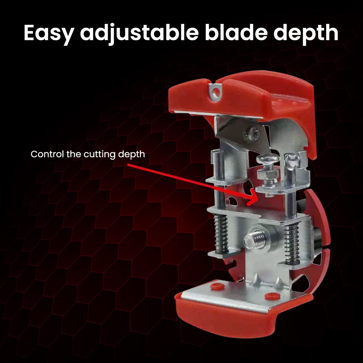 Serplex Handheld Quick Wire Stripper Tool with 10 Stainless Steel Blade, Plastic Disc, Multifunction Cable Wire Stripper for All Standard Round Cables, Wire Cable Cutter Copper Wire Stripping Tool