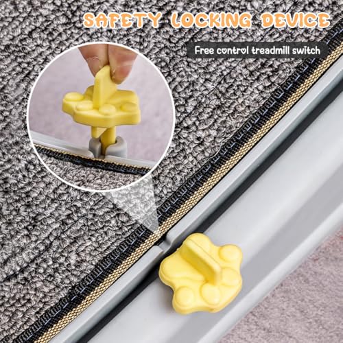 Qpets Cat Exercise Wheel Silent Rotating Car Exercise Wheel with Removable Cat Scratcher Track DIY Assembly Car Exercise Wheel with Anti-Slip Base & Safety Connection Latch Cat Treadmill Cat Toy