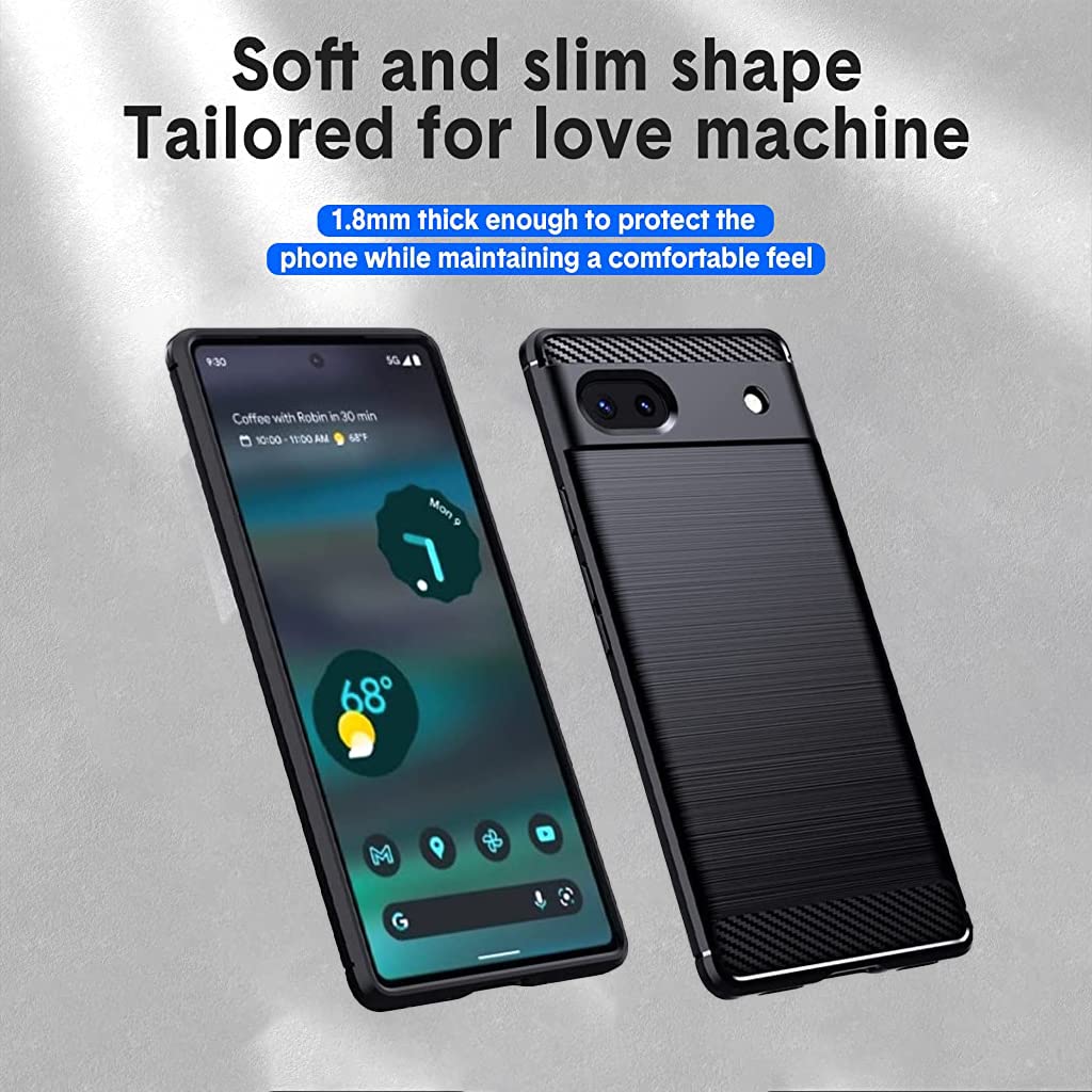 ZORBES for Google Pixel 6A Back Cover, Scratch-Resistant TPU Phone Cover for Google Pixel 6A Cover Phone Case for Google Pixel 6A Case, Slim Matte Mobile Phone Cover for Google Pixel 6A