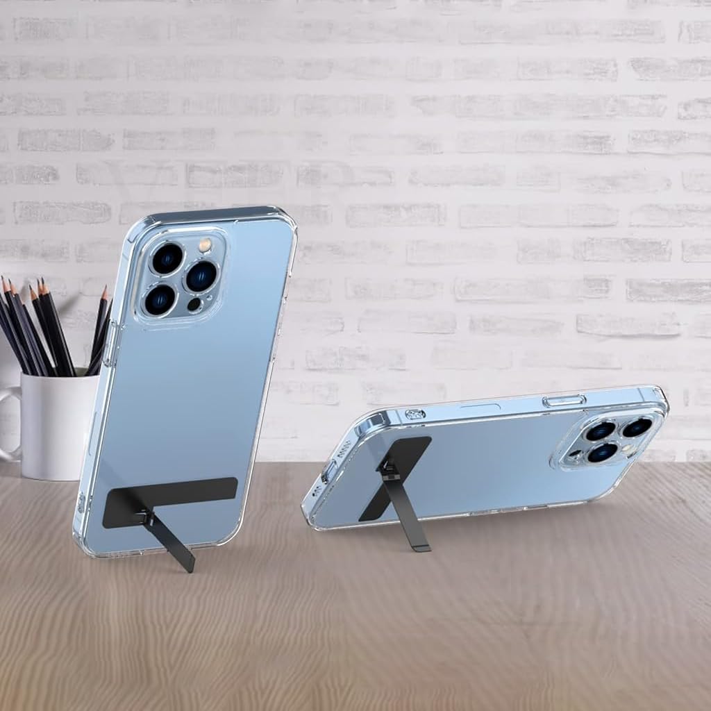 ZORBES Ultra-Slim Phone Stand Self-Adhesive Folding Slim Bar Stand Phone Stand for Phone Sturdy Mini Bar Metal Folding Slim Bar Phone Stand for iPhone, Galaxy S23/S22/S21 Ultra