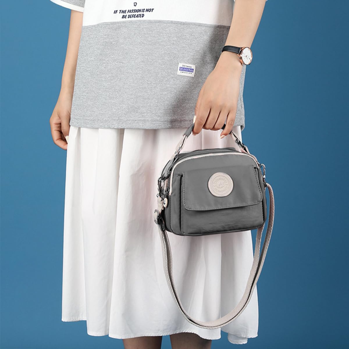 PALAY Cross Bag For Women Sling Bags with Handle Fashion Shoulder Bag Travel Casual Handbag With Inner Padded Pocket & Adjustable Strap