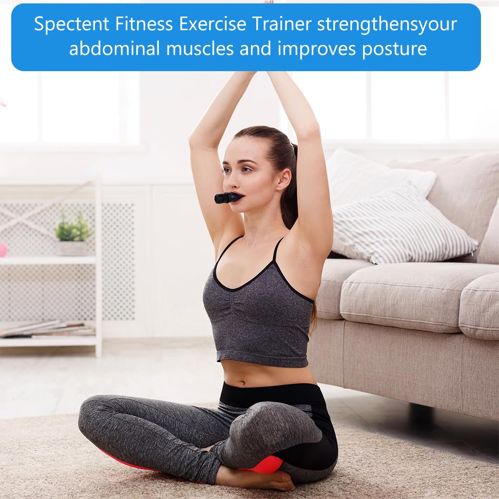 Proberos Breathing Trainer, Portable Muscle Trainer, Exercise Trainer with Resistance Adjustable, Easy to Clean and Use, Improve Strength and Endurance