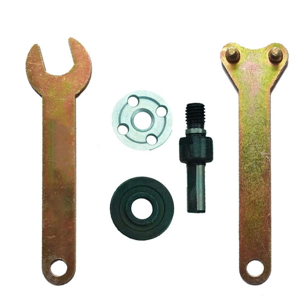 HASTHIP Electric Drill Variable Angle Grinder Connecting Round Rod Handle Converter (15mm L x 6mm W x 3 8mm H)