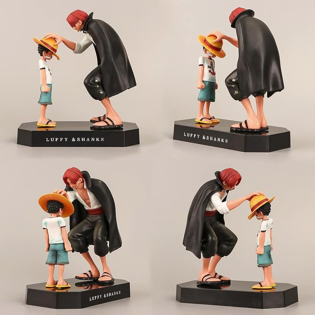 ZIBUYU OnePiece Figures,OnePiece Luffy Anime Heroes Action Figure PVC Figures Collectible Model Ornaments Animations Character Statue for Fans Collectible,Children Gift for Car Bedroom Bedside Table