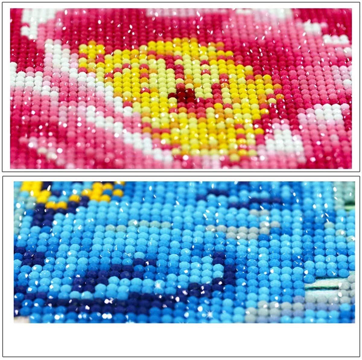 HASTHIP DIY 5D Diamond Painting Kit by Numbers, Full Diamond Crystal Embroidery,Embroidery Cross Stitch Pictures,Decoration Art Crafts for Home