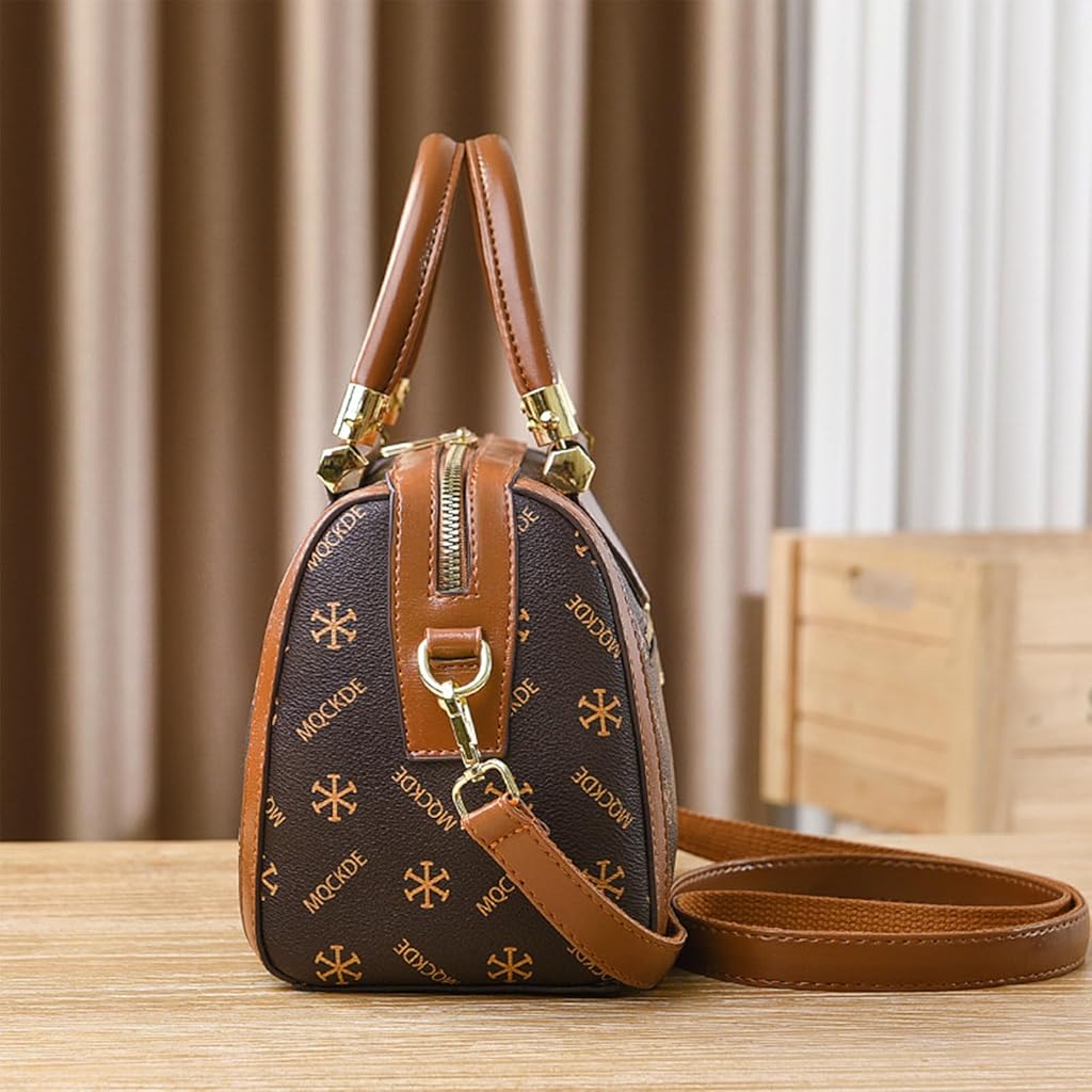 PALAY Handbag for Women Fashion Vintage Print Hand Bag with Shoulder Strap Evening Bag Shoulder Bag Crossbody Bag Casual Handbag Mother's Day Gift Christmas Gift for Sisters, 25x14x18cm