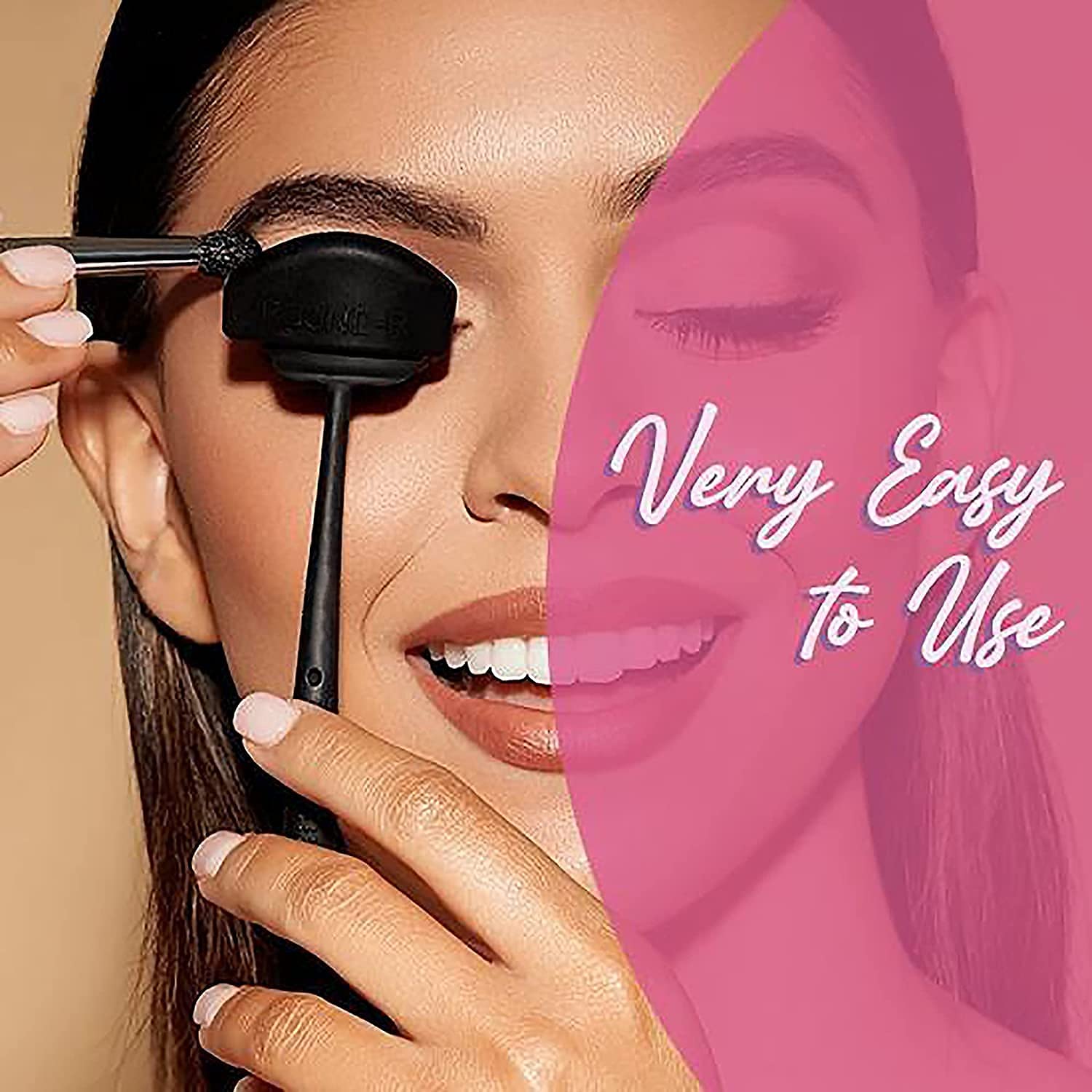MAYCREATE 6 in 1 Eyeshadow Crease Line Kit, Silicone Eyeshadow Palette Tamp, Eyeshadow & Eyeliner Applicator, Lazy Eyeshadows Fixer, Quick Eye Makeup Tool for Beginners