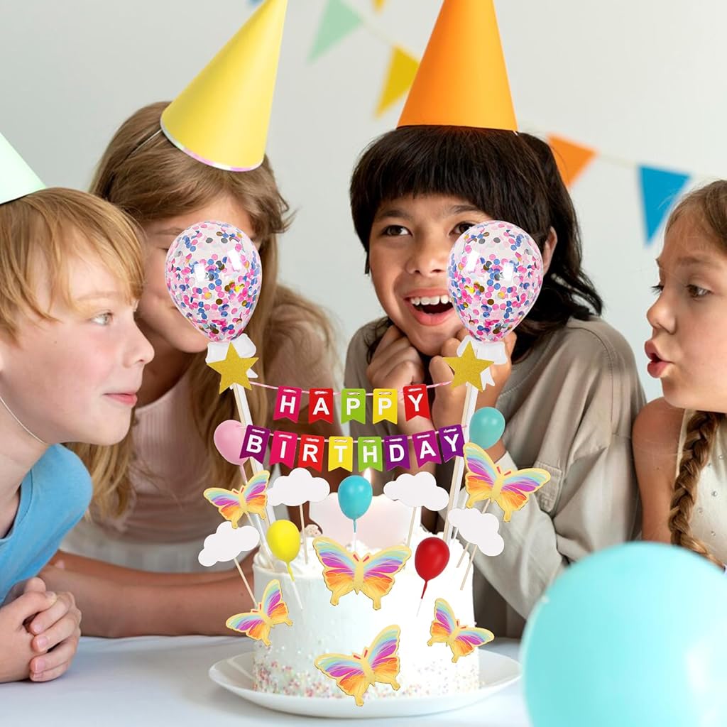 HASTHIP® 23 Cake Toppers Bunting Set