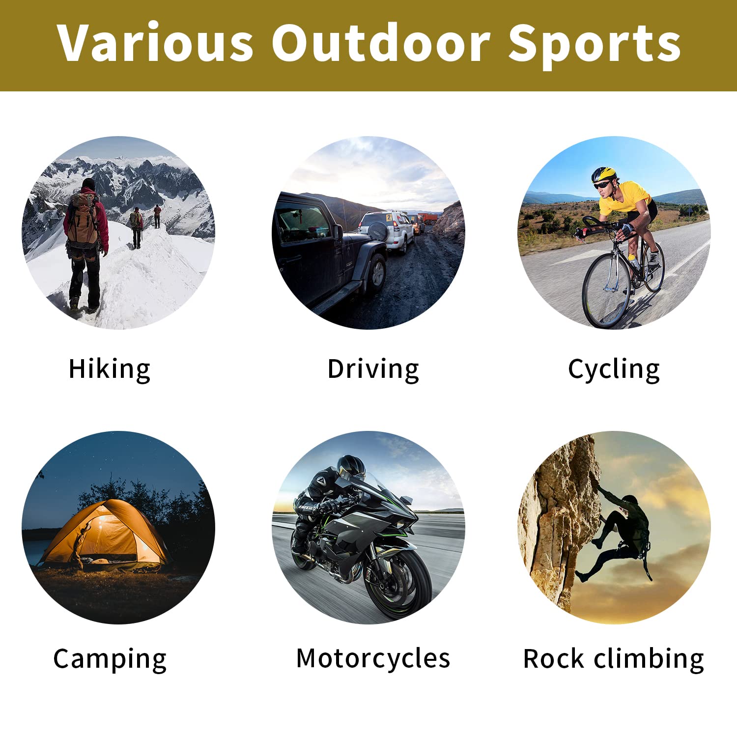 Proberos Full Finger Bike Gloves for Men Women Bike Riding Gloves Touch Screen Hard Knuckle Gloves for Outdoor Sports and Work Suitable for Cycling Motorcycle Hiking Climbing