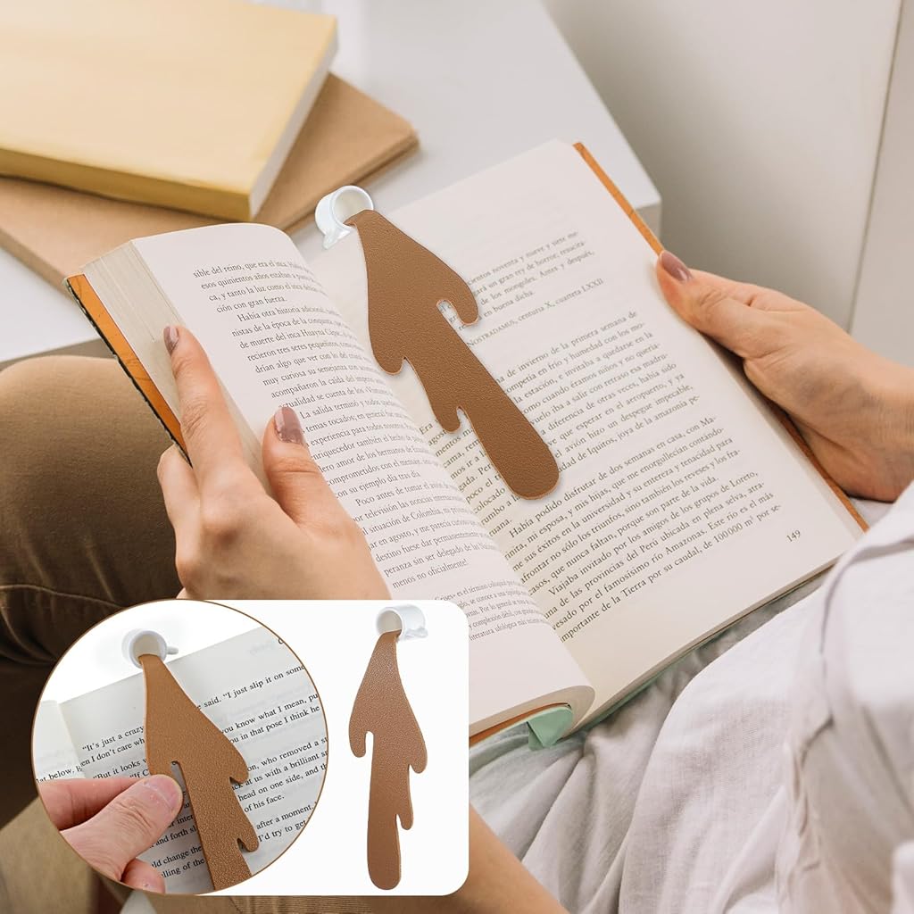 OFIFO® Coffee Mug Design Bookmark Set - 3 Unique Spilled-Themed Reading Accessories, Thoughtful Gift for Coffee Lovers & Bibliophiles