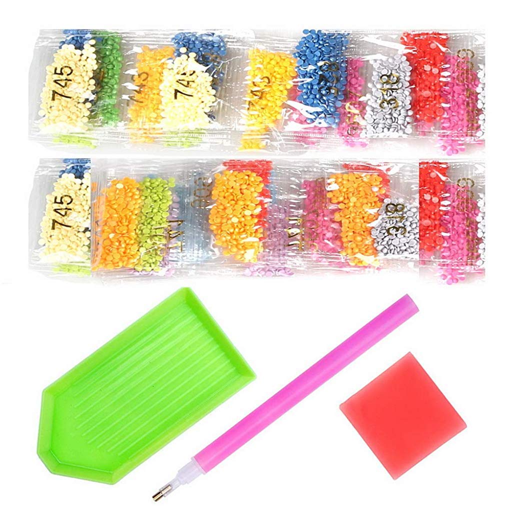 HASTHIP DIY 5D Unicorn Diamond Painting Kits Full Drill Crystal Rhinestone Embroidery Pictures Arts Craft for Home Wall Decor