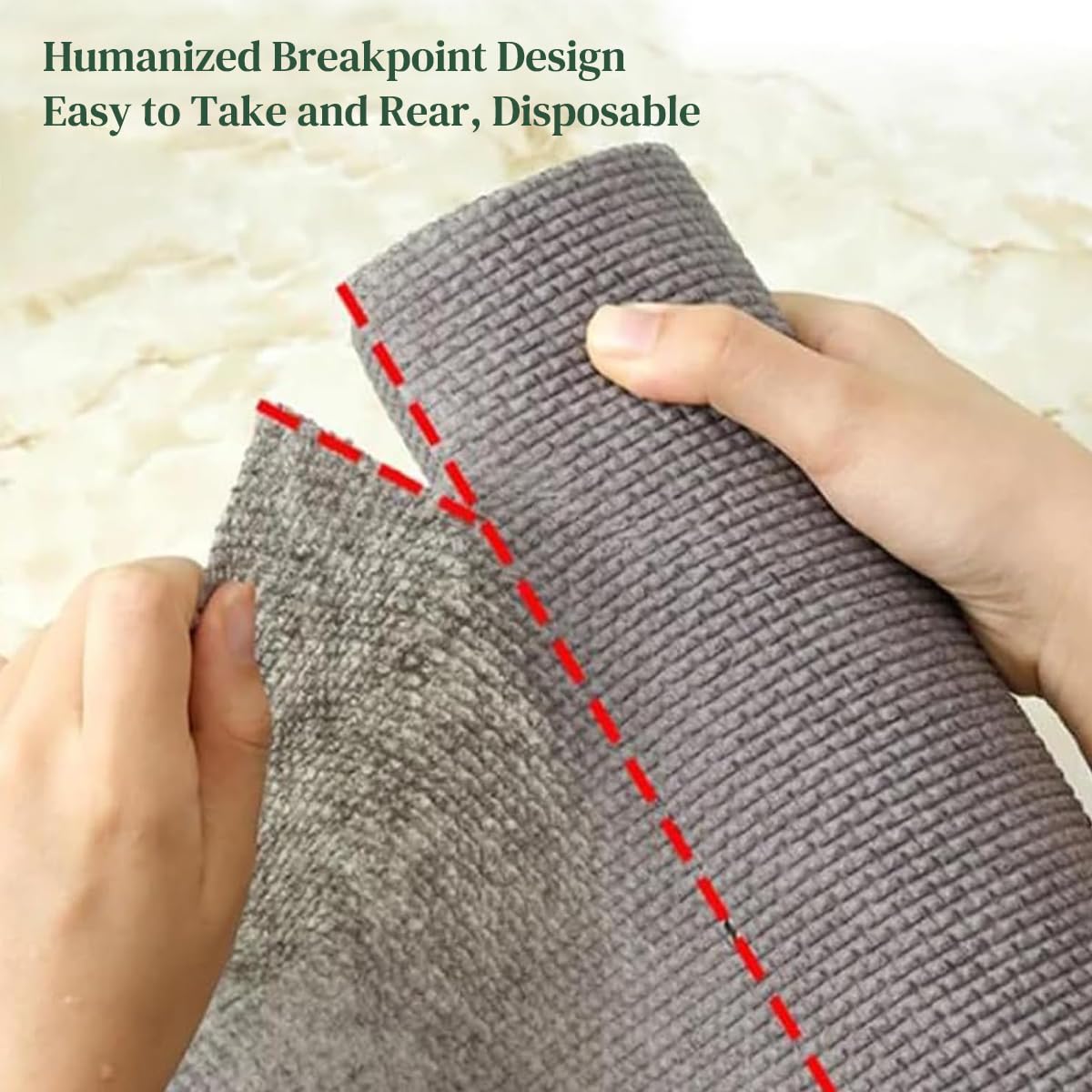 Supvox 2 Rolls Multipurpose Dishwashing Rag, Multifunctional Non-Scratch Scrubbing Pads for Wet and Dry Easy Rinsing Cleaning Cloth Kitchen Sinks Pan Dish Pan Counter (8.6 inches, 50 Pcs)