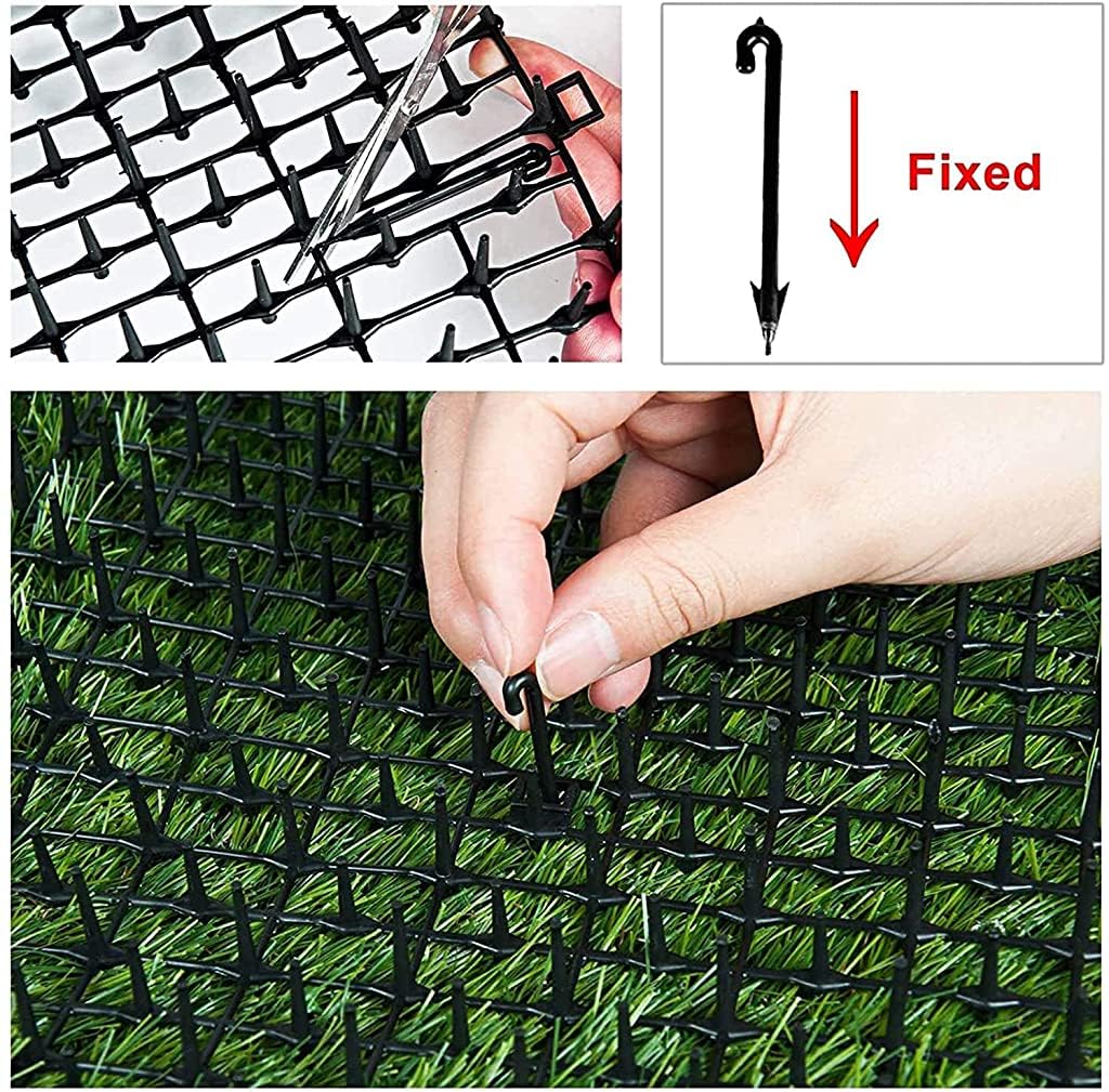 Qpets Cat Repellent Mat Scat Mat 78'' by 11'' Tear Resistant PP Pet Deterrent Mat Behavior Tranining Mat for Cat Safe Cat Scat Mat for Home, Garden