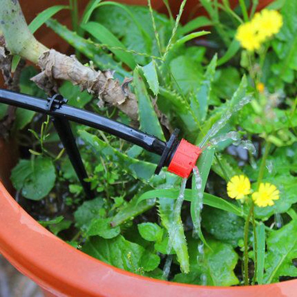 Supvox Generic Micro Irrigation Sprinklers Adjustable Emitters Stake Water Dripper 1.