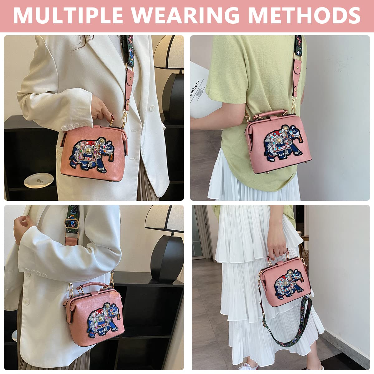 PALAY Crossbody Bags for Women Mini Everywhere Crossbody Waist Bag Adjustable Strap, Vegan Leather