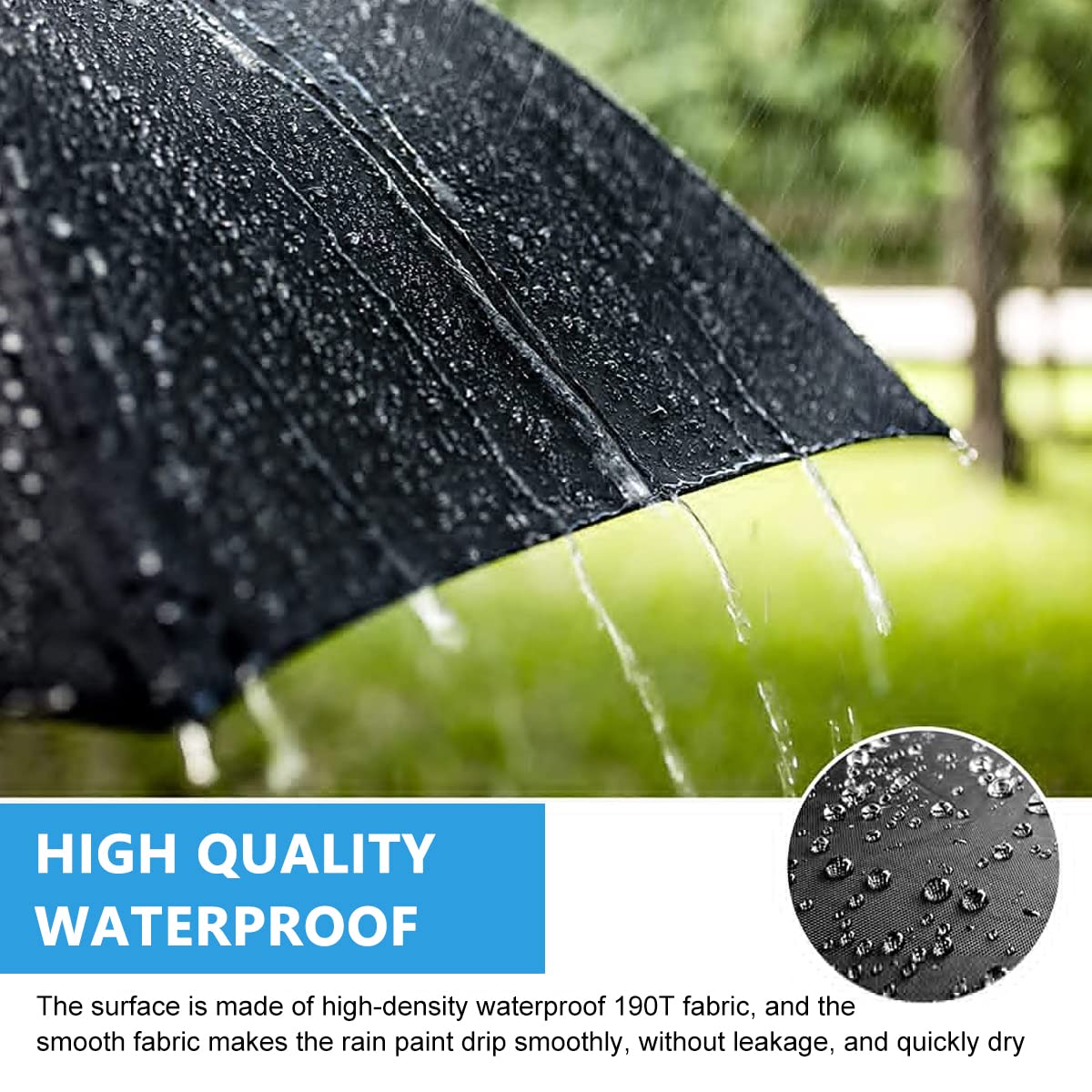 PALAY Folding Umbrella Windproof Compact Travel, Auto Open/Close Large Rain Umbrellas 8 Ribs UV Protection Umbrella for Women, Lightweight Umbrella with Polyester Coating for Travel (Starry Sky)