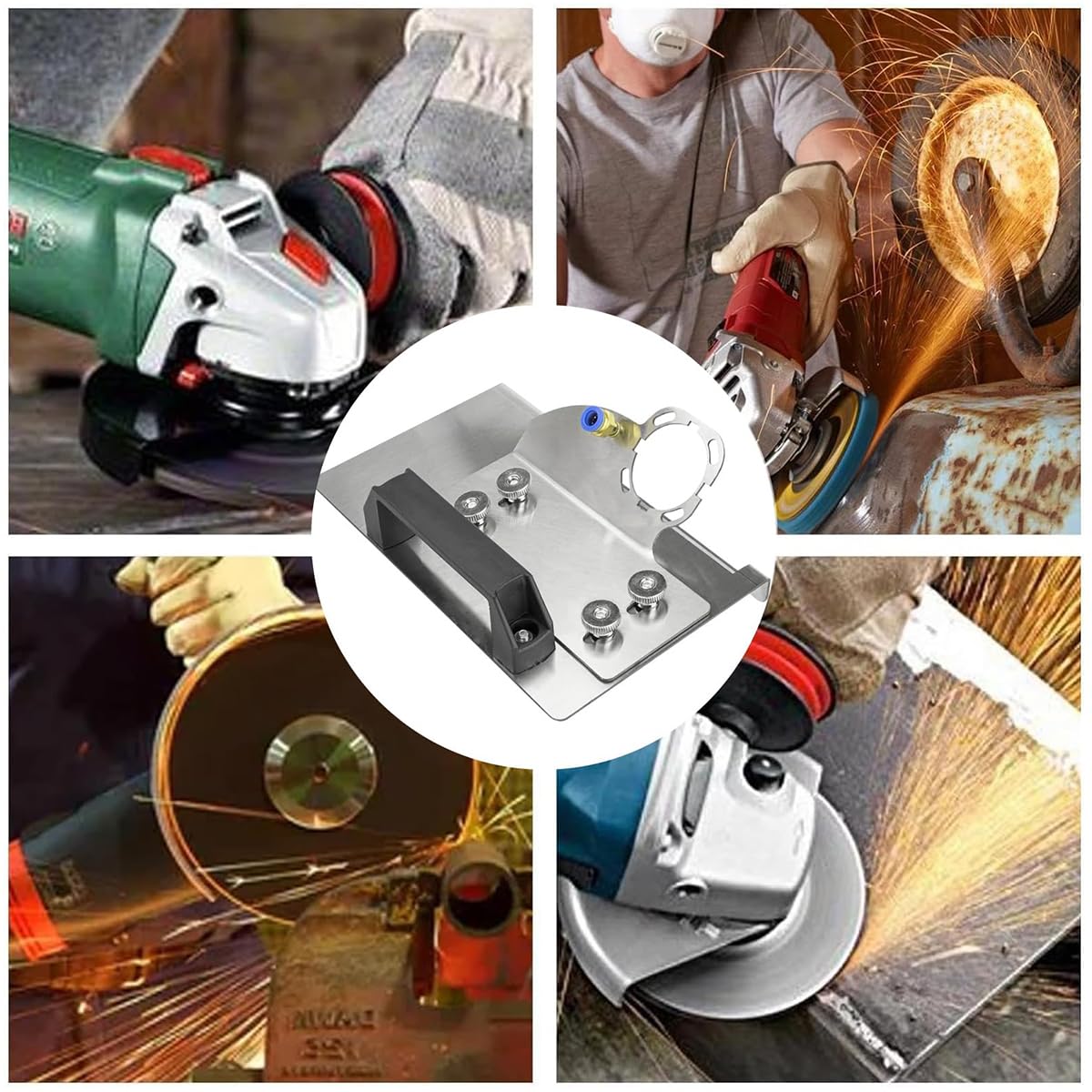 Serplex 45 Degree Tile Chamfering Tool, Angle Grinder Stand for Tile 45° Chamfer Cutting, Angle Grinder Chamfering Tool, Angle Grinder Tool for Cutting Ceramic Stone