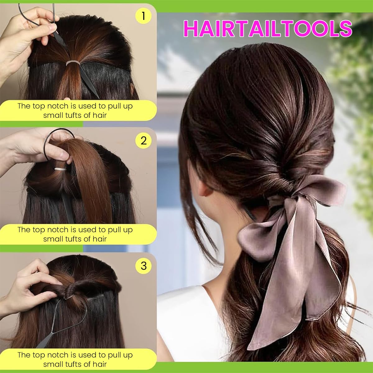 PALAY 2000pcs Hair Rubber Band for Women Girls Elastic Hair Bands Kit Colorful Small Hair Ties Hair Elastics with Fine-Tooth Tail Comb and Loop Styling Tools